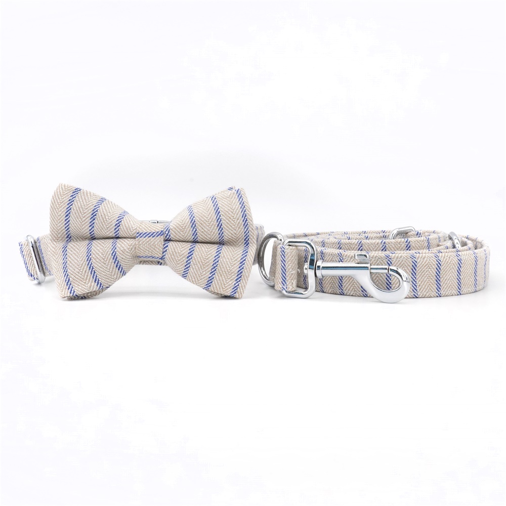 Classical Gentle Dog Bowtie Collar Leash