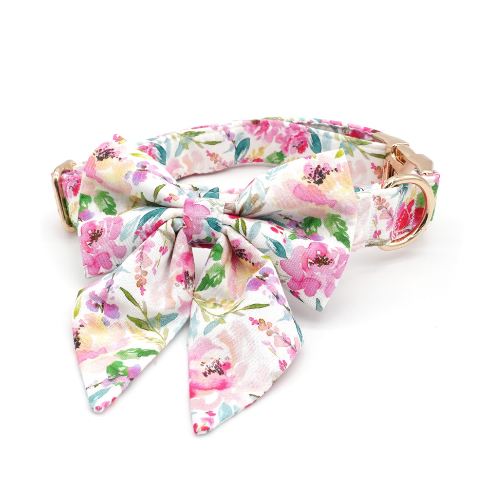  Dog Collar Flower Removable Pet Floral Wedding Dog Accessory