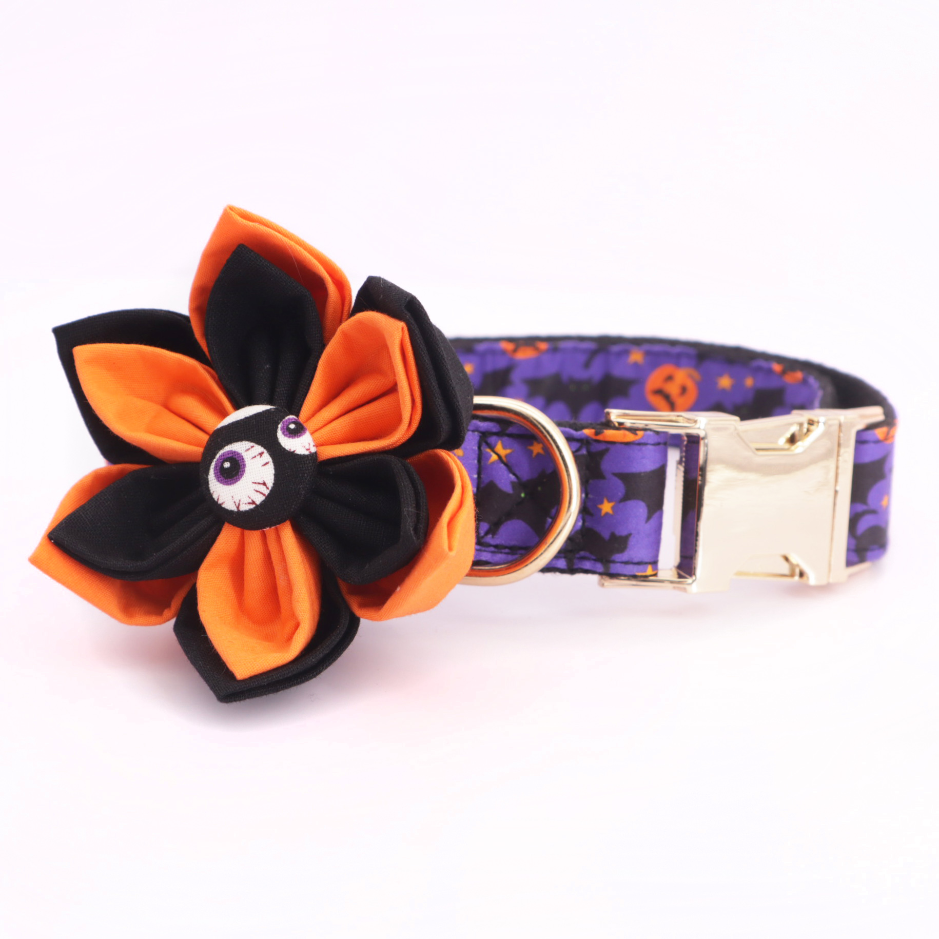  Halloween Dog Collar Flower Removable Pet Floral Wedding Dog Accessory