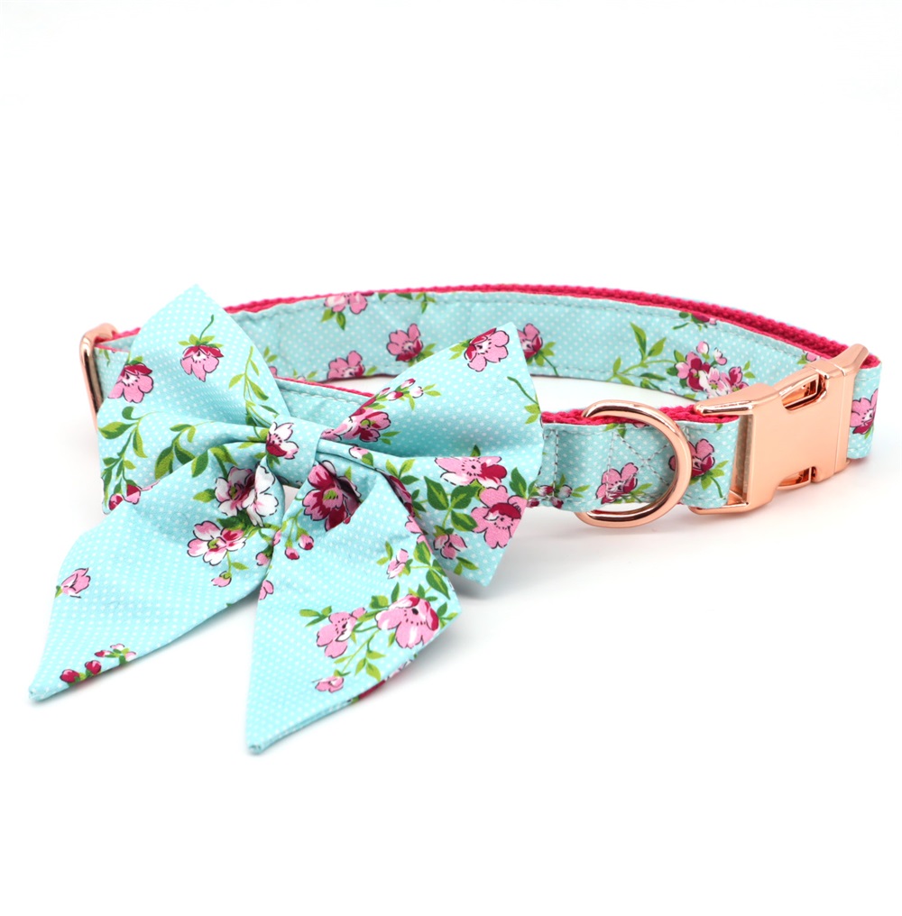 Dog Collar Flower Removable Pet Floral Wedding Dog Accessory