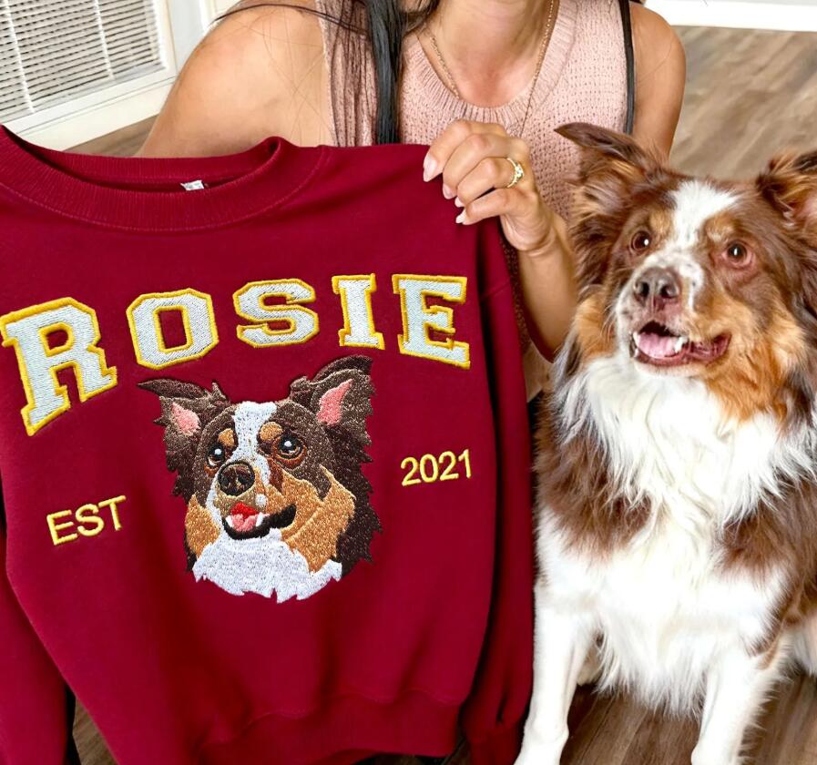  Dog Face Sweatshirt Hoodie Personalized